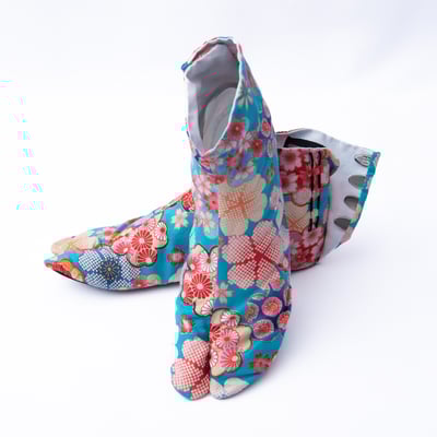 手工足袋：青花4