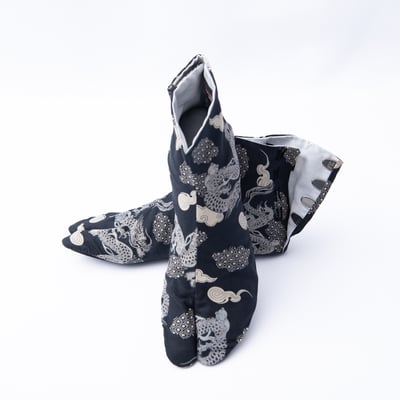 手工足袋：黑龍3