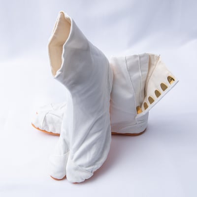手工地下足袋：白1