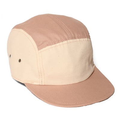 法國KiETLA 兒童遮陽棒球帽(天然棉白&粉)1