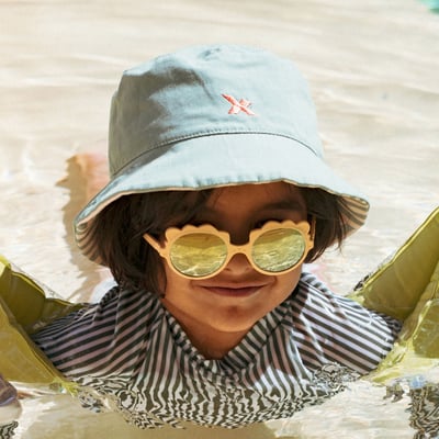 法國KiETLA BOB's雙面戴遮陽帽(鼠尾草綠)6