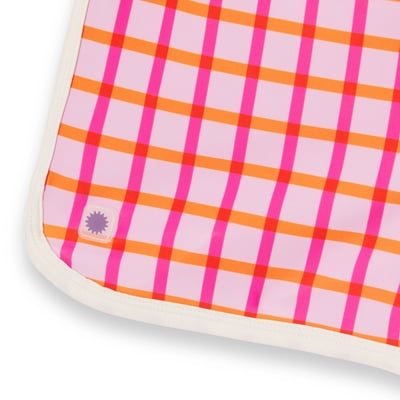 法國KiETLA ICONIK 游泳防曬海灘褲(陽光橘格)3