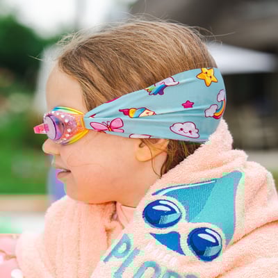 法國waterplops-幼童游泳泳鏡 (甜心彩虹/2-4Y)4