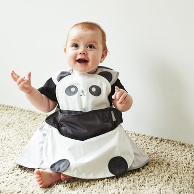 日本ABOO 動物造型長版圍裙(熊貓)3