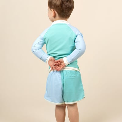 法國KiETLA ICONIK 游泳防曬海灘褲(薄荷湖水綠)6