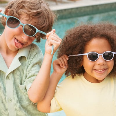 法國KiETLA WAZZ瓦茲兒童偏光太陽眼鏡（4-12Y｜風暴藍）8