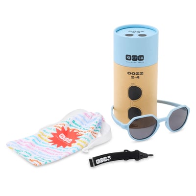 法國KiETLA OOZZ奧茲幼兒太陽眼鏡（1–4Y｜霧灰藍）4