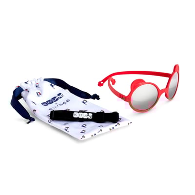 法國KiETLA OURS'ON萌貝熊幼兒太陽眼鏡(1-4Y 法國紅)3