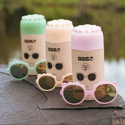 法國KiETLA LION萌貝獅幼兒太陽眼鏡(1-4Y 霧灰綠)6