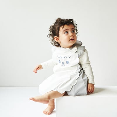 日本ABOO 動物造型長版圍裙(羊駝)7