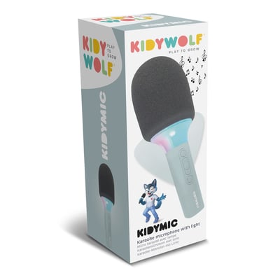 比利時KIDYWOLF 魔幻歡唱麥克風(幻彩綠)2