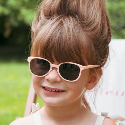 法國KiETLA WAZZ瓦茲幼兒太陽眼鏡(1-4Y｜杏桃粉)5