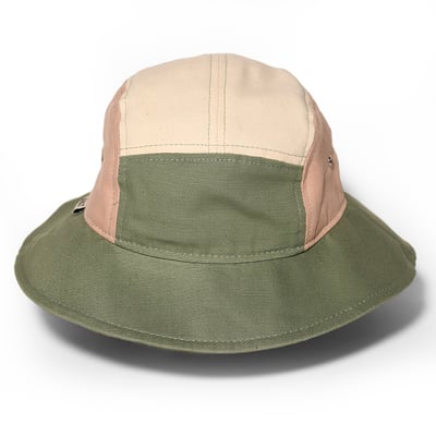 法國KiETLA 幼童休閒遮陽帽(天然棉白&粉&綠)2