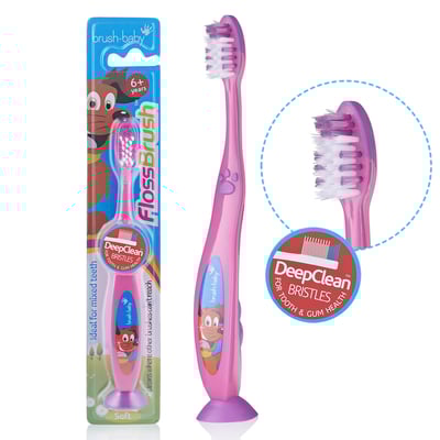 英國brush-baby 汪汪亮晶晶兒童牙刷(1入/6y+)1