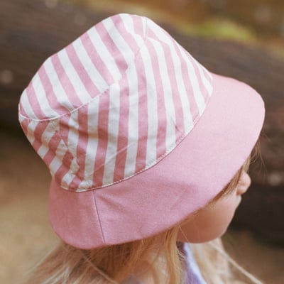 法國KiETLA BOB's雙面戴遮陽帽(紅甜心)6