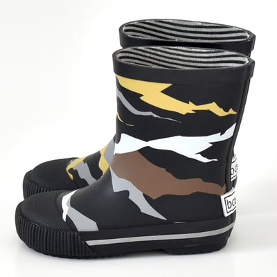 法國BOXBO MOUTAIN雨靴-愛時尚(迷彩黑)2