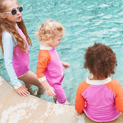 法國KiETLA ICONIK 游泳防曬上衣(珊瑚莓果粉)7