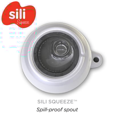 美國thesilico-Sili Squeeze防噴溢替換奶嘴頭(十字孔1入)1