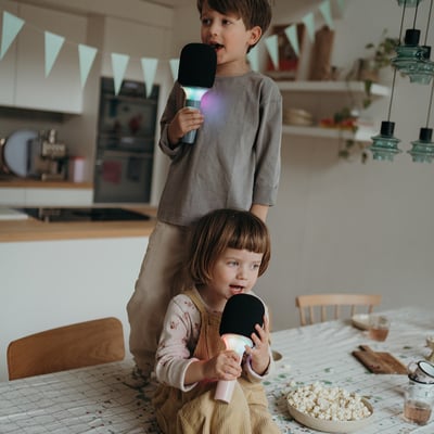 比利時KIDYWOLF 魔幻歡唱麥克風(幻彩藍)5