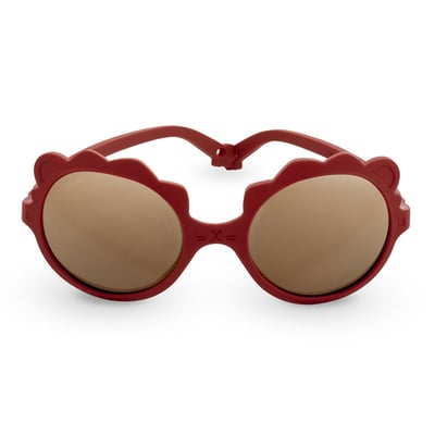法國KiETLA LION萌貝獅幼兒太陽眼鏡(1-4Y 栗梅紅)3