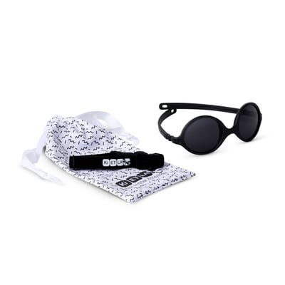 法國KiETLA 黛寶拉幼兒太陽眼鏡(0-12M/酷黑)4