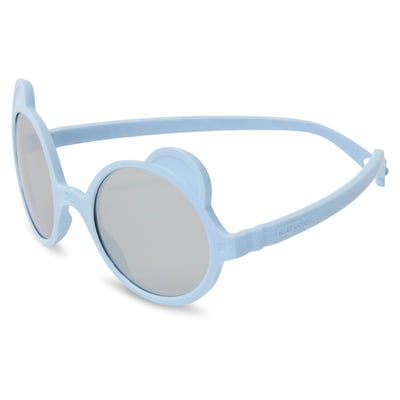 法國KiETLA OURSON萌貝熊幼兒太陽眼鏡（1-4Y｜薄霧藍）1