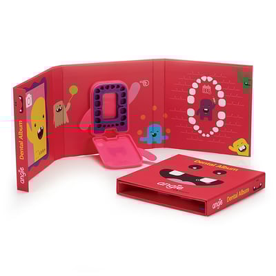 巴西angie 牙仙的魔法乳牙紀念小書(櫻桃紅)3