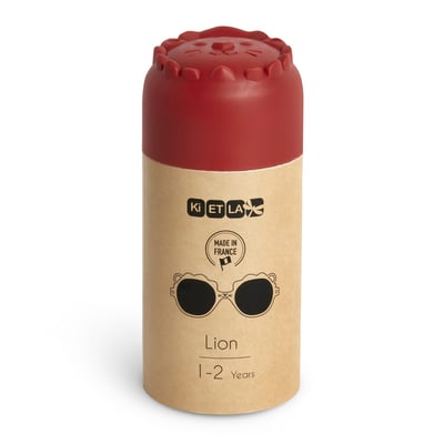 法國KiETLA LION萌貝獅幼兒太陽眼鏡(1-4Y 栗梅紅)4