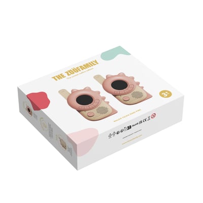 比利時TheZoofamily-WalkieTalkie 冒險家對講機(粉紅恐龍)6