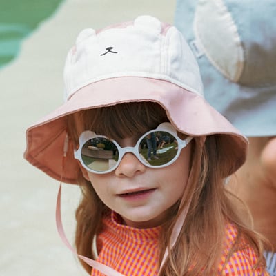 法國KiETLA BOB's萌貝貝遮陽帽(蜜糖粉)6