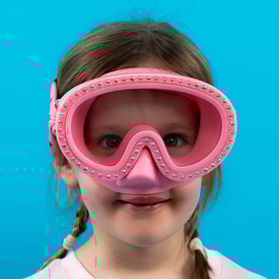法國waterplops-兒童浮潛鏡 (鑽石愛心/5-12Y)2