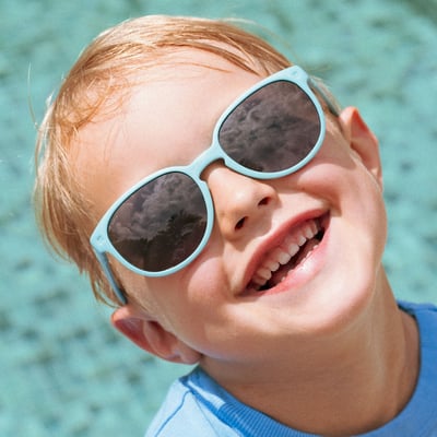 法國KiETLA WAZZ瓦茲兒童偏光太陽眼鏡（4-12Y｜風暴藍）6