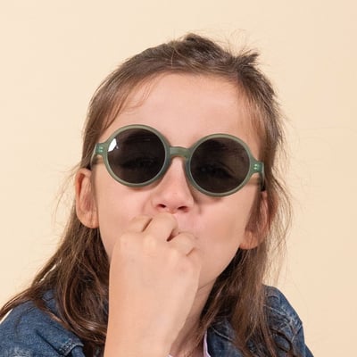 法國WOAM Disco迪斯可太陽眼鏡(6-16Y/Adults 原野綠)6