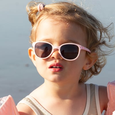 法國KiETLA WAZZ瓦茲兒童偏光太陽眼鏡(4-12Y｜淡粉)6