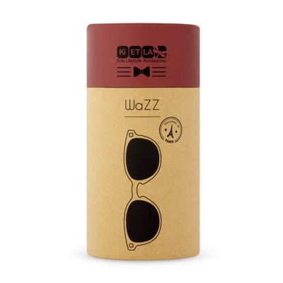 法國KiETLA WAZZ瓦茲幼兒太陽眼鏡(1-4Y｜瓦陶紅)3