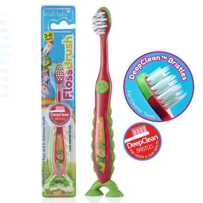英國brush-baby 幼童牙刷(1入/3-6y)2