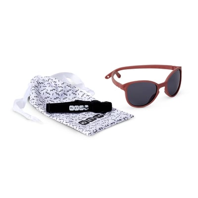 法國KiETLA WAZZ瓦茲幼兒太陽眼鏡(1-4Y｜瓦陶紅)4