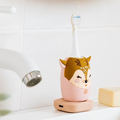 比利時TheZoofamily-ZooToothbrush 兒童音波電動牙刷（萌鹿）7