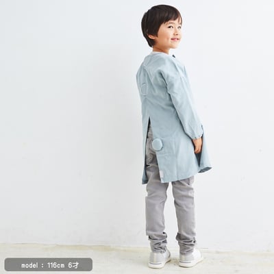 日本ABOO 動物造型長袖罩衫(淺藍熊熊)2