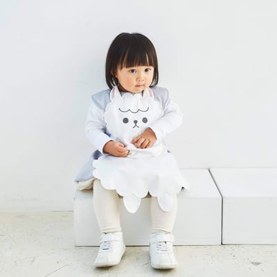 日本ABOO 動物造型長版圍裙(羊駝)5