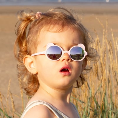 法國KiETLA OURS'ON萌貝熊幼兒太陽眼鏡(1-4Y 淺玫粉)6