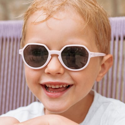 法國KiETLA OOZZ奧茲幼兒太陽眼鏡（0–4Y｜櫻霧粉）6