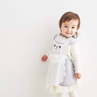 日本ABOO 動物造型長版圍裙(羊駝)2