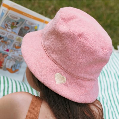 法國KiETLA BOB's雙面戴遮陽帽(紅甜心)7