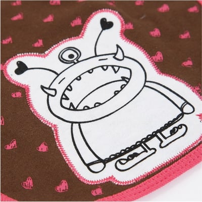 澳洲amoramor 大嘴怪獸塗鴉圍兜(ONE SIZE)4