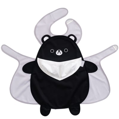 日本ABOO 動物造型長版圍裙(亞洲黑熊)10