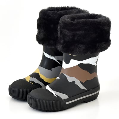 法國BOXBO MOUTAIN雨靴-愛時尚(迷彩黑)4