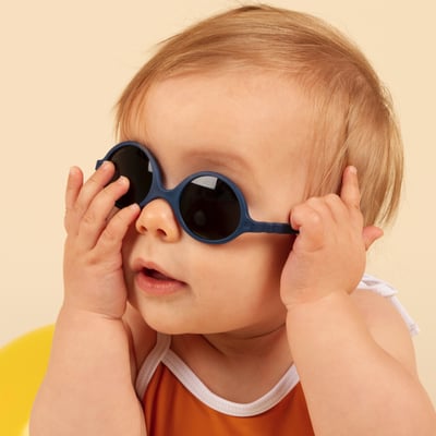 法國KiETLA 黛寶拉幼兒太陽眼鏡(0-12M/深藍)5