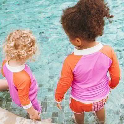 法國KiETLA ICONIK 游泳防曬上衣(珊瑚莓果粉)6