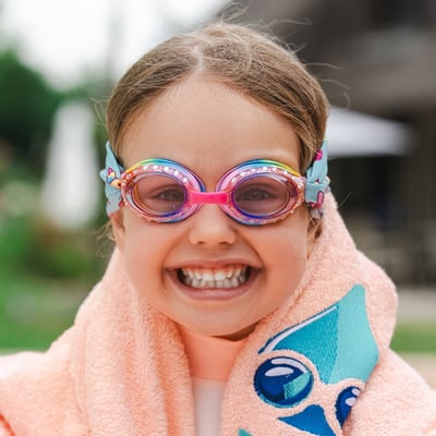 法國waterplops-幼童游泳泳鏡 (甜心彩虹/2-4Y)3